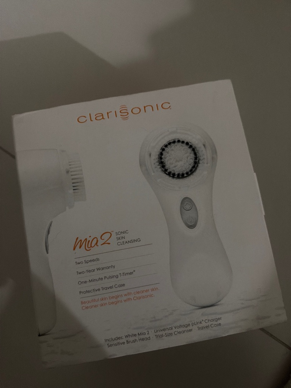 Clarisonic Mia 2 Facial Cleansing Brush in White